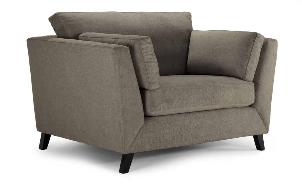 Rothko Sofa, Loveseat and Chair Set - Dark Grey