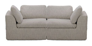 S-more Modular Compressed Loveseat - Beige