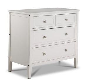Delta Children Saint 3 Bureau 3 tiroirs – blanc Bianca