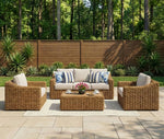 Salina Outdoor Sofa - Brown