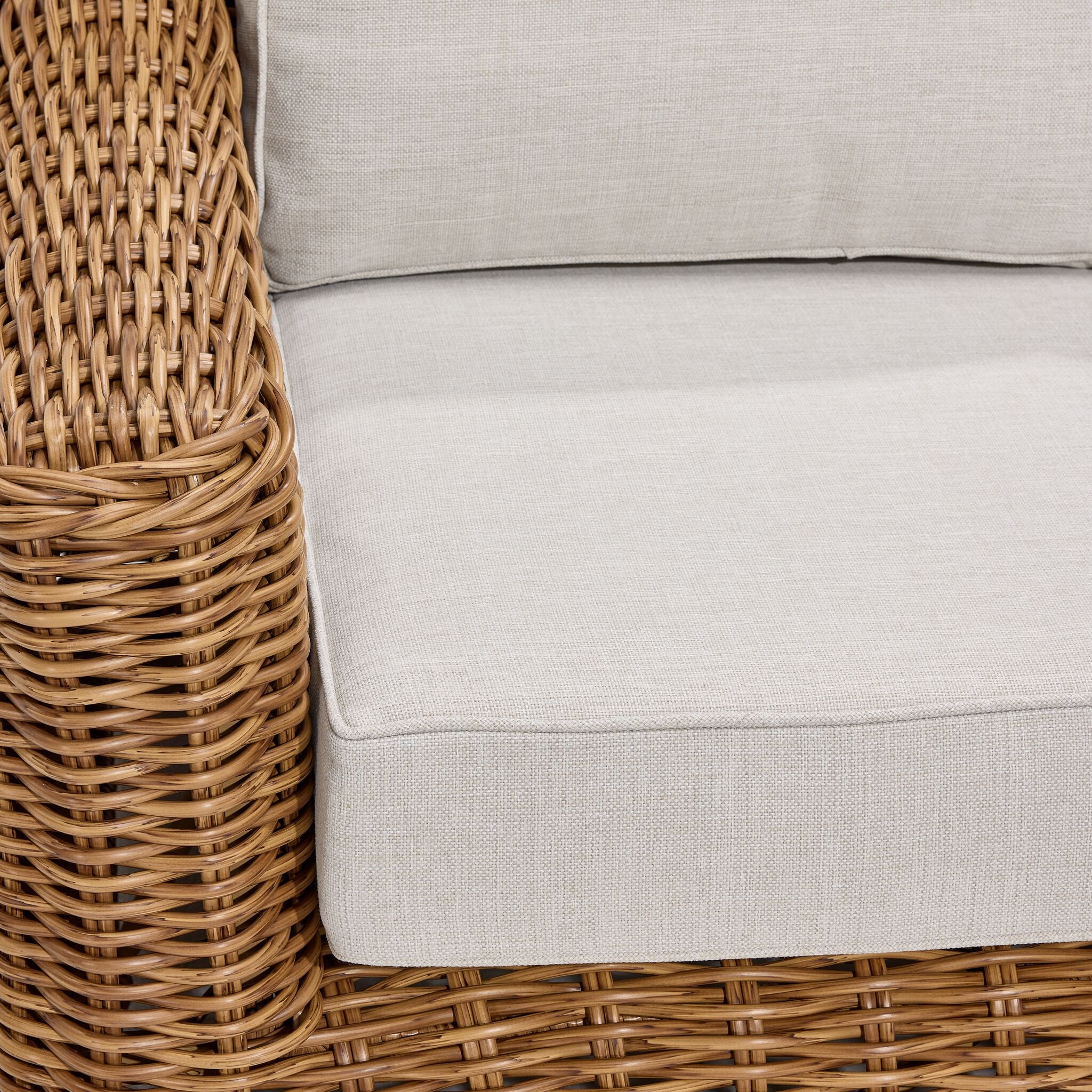 Salina Outdoor Loveseat - Brown