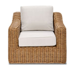 Salina Outdoor Swivel Chair - Brown