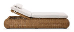 Salina Outdoor Lounger - Brown