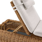 Salina Outdoor Lounger - Brown