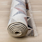 Sierra Prism 5'3" x 7'10" Geometric Star Area Rug - Cream