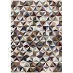 Sierra Prism 5'3" x 7'10" Geometric Star Area Rug - Cream
