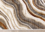 Desert Wave 5'3" x 7'10" Curvy Waves Area Rug - Beige