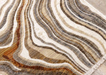 Desert Wave 5'3" x 7'10" Curvy Waves Area Rug - Beige