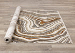 Desert Wave 5'3" x 7'10" Curvy Waves Area Rug - Beige