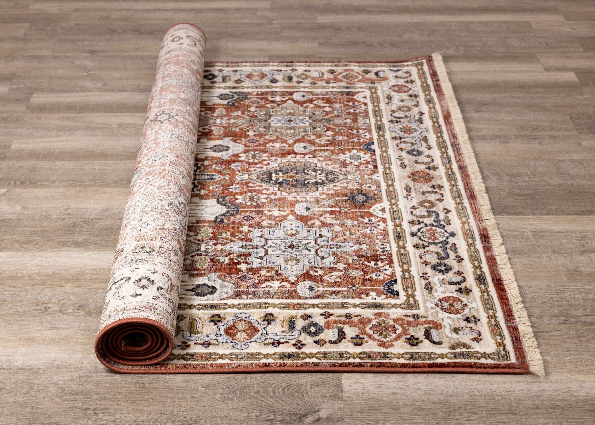 Mosaic 5'3" x 7'10" Tribal Area Rug - Beige