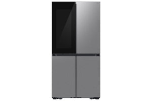 Samsung BESPOKE Réfrigérateur 23,0 pi³ 4 portes FlexMC à profondeur de comptoir avec Beverage ZoneMC RF23DB9700QLAA