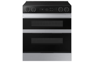 Samsung Cuisinière électrique 6,3 pi³ encastrable porte double avec boutons illuminés acier inoxydable NSE6DG8550SRAC