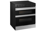 Samsung Stainless Steel Dual Door Slide-In Electric Range with Illuminated Knobs ( 6.3 Cu.Ft.) - NSE6DG8550SRAC