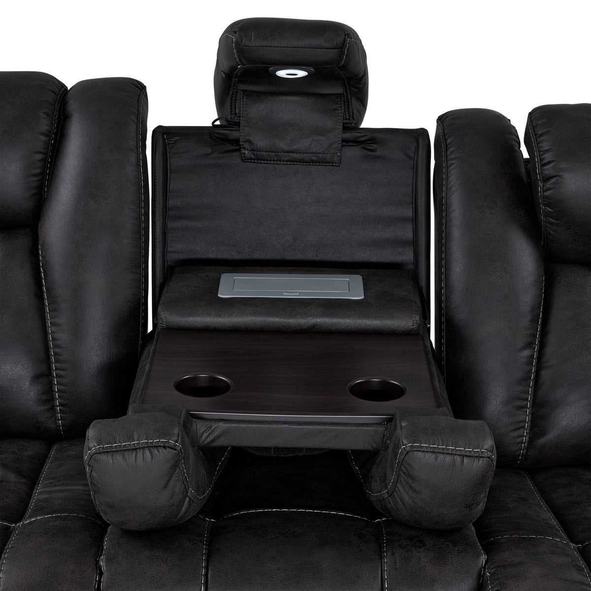 San Antonio Sofa inclinable électrique à double inclinaison - gris | Léon