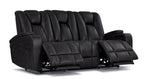 San Antonio Dual Power Reclining Sofa - Grey