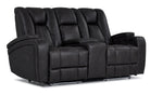 San Antonio Dual Power Reclining Sofa, Loveseat and Chair Set - Grey