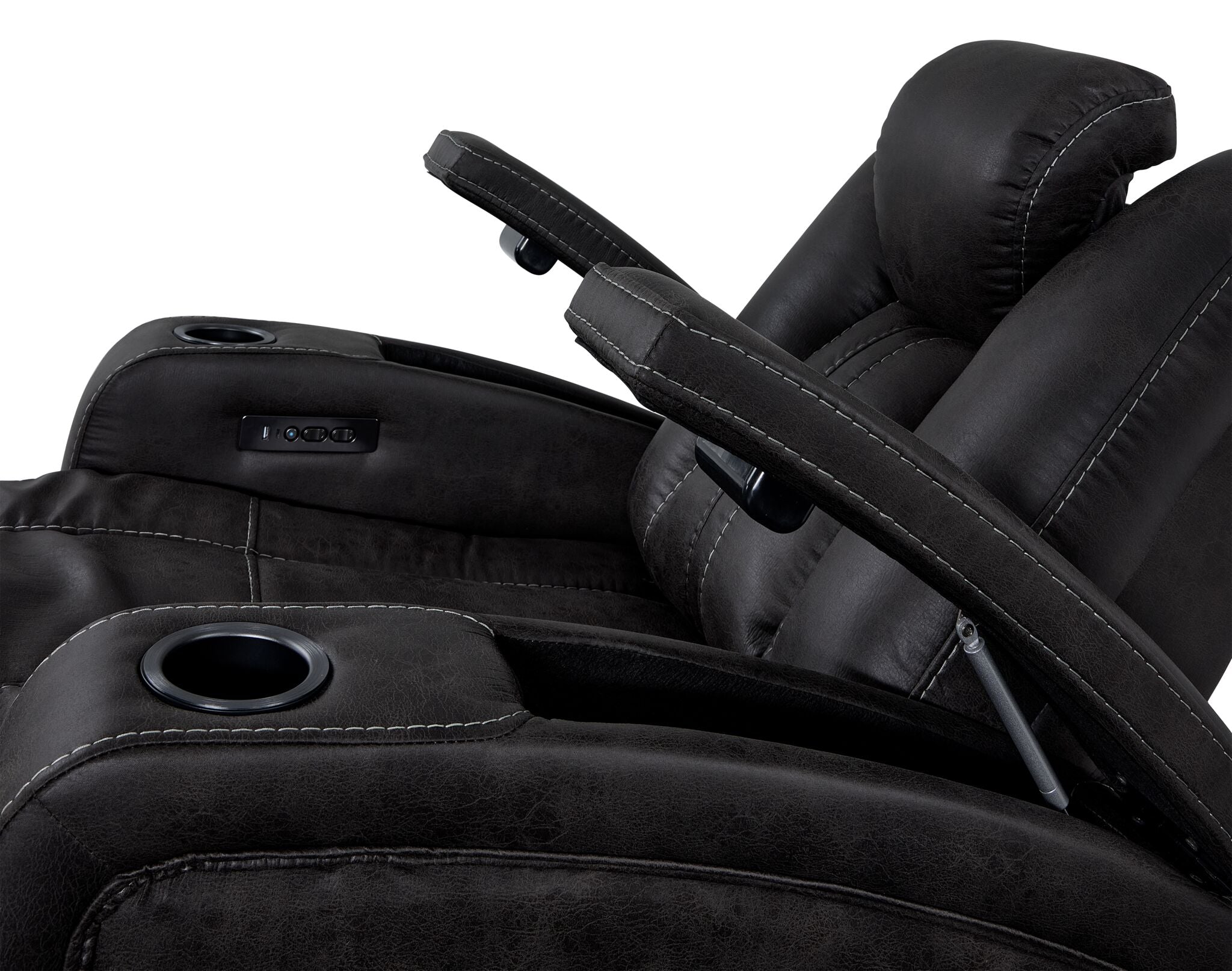 San Antonio Dual Power Recliner - Grey