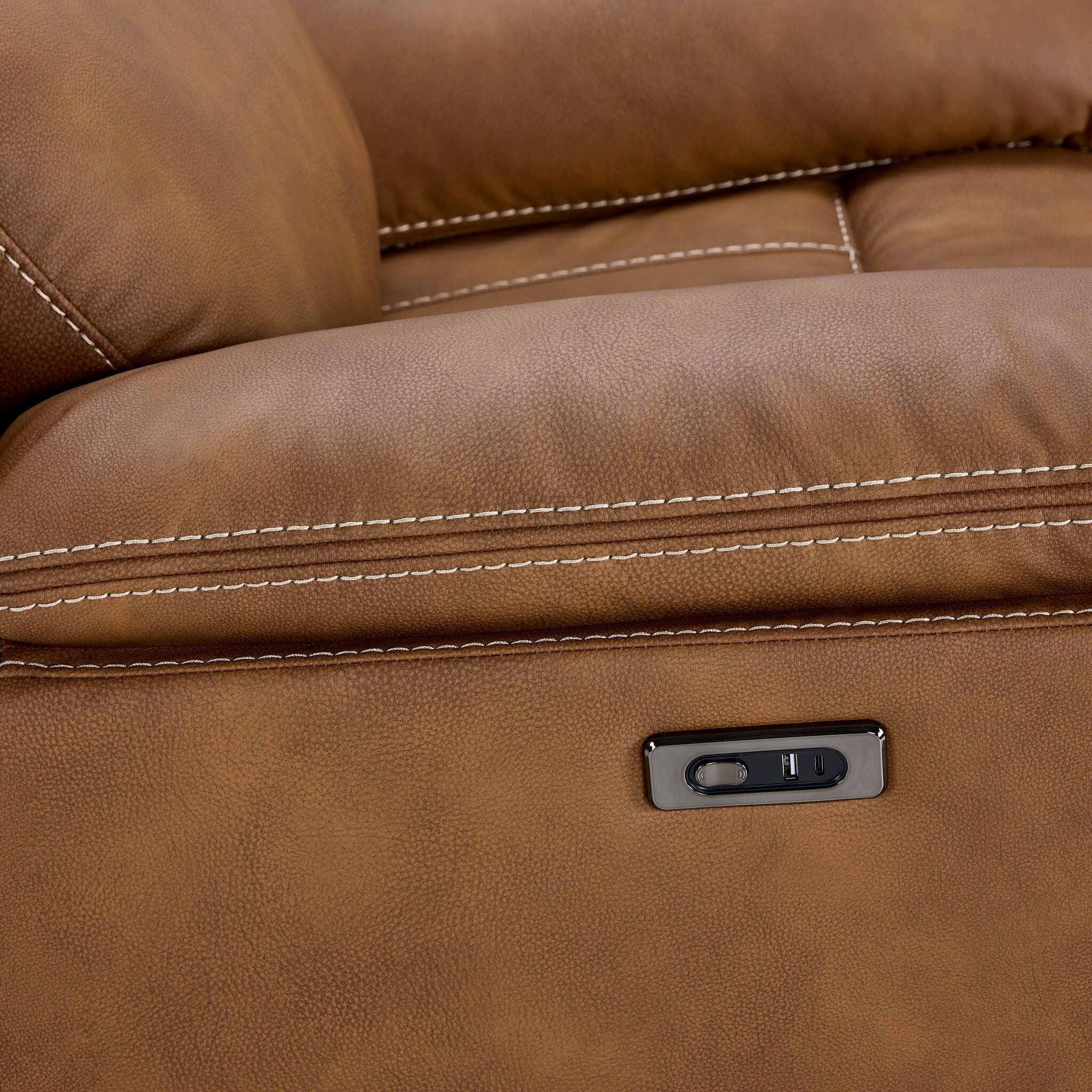 Santa Fe Power Reclining Sofa - Copper