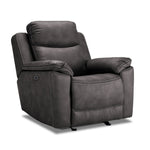 Santa Fe Glider Power Recliner - Graphite