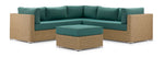 Savannah 4 - Piece Outdoor Sectional - Green