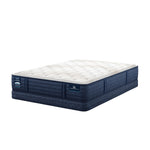 Serta iComfort PRO Scotland Plush Queen Mattress and Low Profile Split Boxspring Set