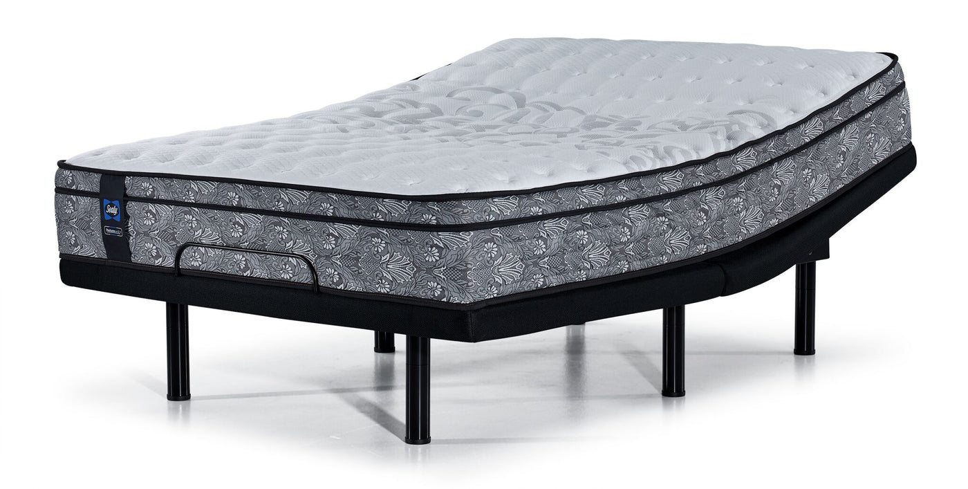 Sealy Posturepedic® Correct Comfort I Firm Eurotop King Mattress and L2 Motion Pro Adjustable Base