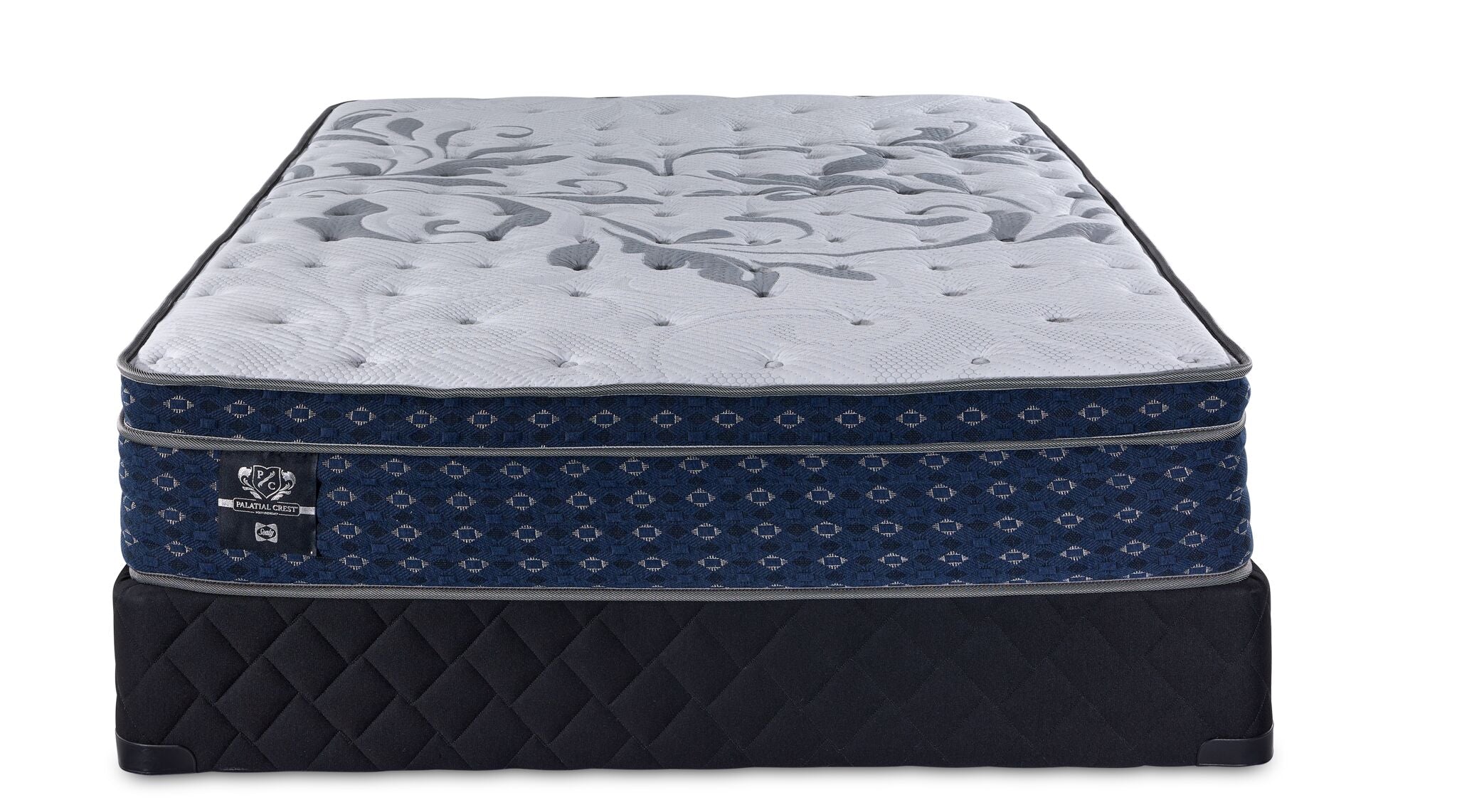 Sealy Posturepedic® Palatial Crest® Dara Firm Eurotop Queen Mattress and Boxspring Set