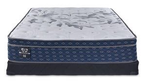 Sealy Posturepedic® Palatial Crest® Dara ferme à plateau euro Ens. Matelas grand et sommier à profil bas