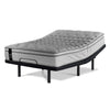 Sealy Posturepedic® Plus Sterling Artemis ferme plateau euro luxueux Ens. Matelas double et base réglable Motion Pro de L2