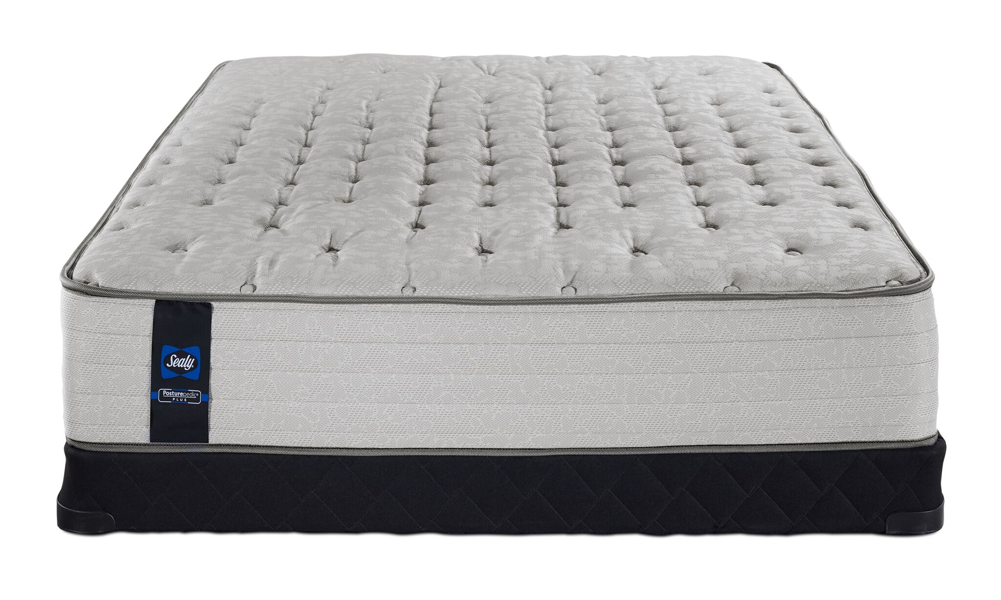 Sealy Posturepedic® Plus Sterling Bowie Tight Top Firm Twin Mattress and Low Profile Boxspring Set