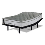 Sealy Posturepedic® Correct Comfort 5 Medium Eurotop King Mattress and L2 Motion Pro Adjustable Base