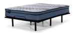 Sealy® Essentials Remy Firm Eurotop King Mattress and L2 Motion Adjustable Base 2.0