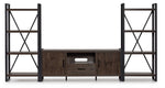 Sean 3-Piece Entertainment Wall Unit- Grey Stone