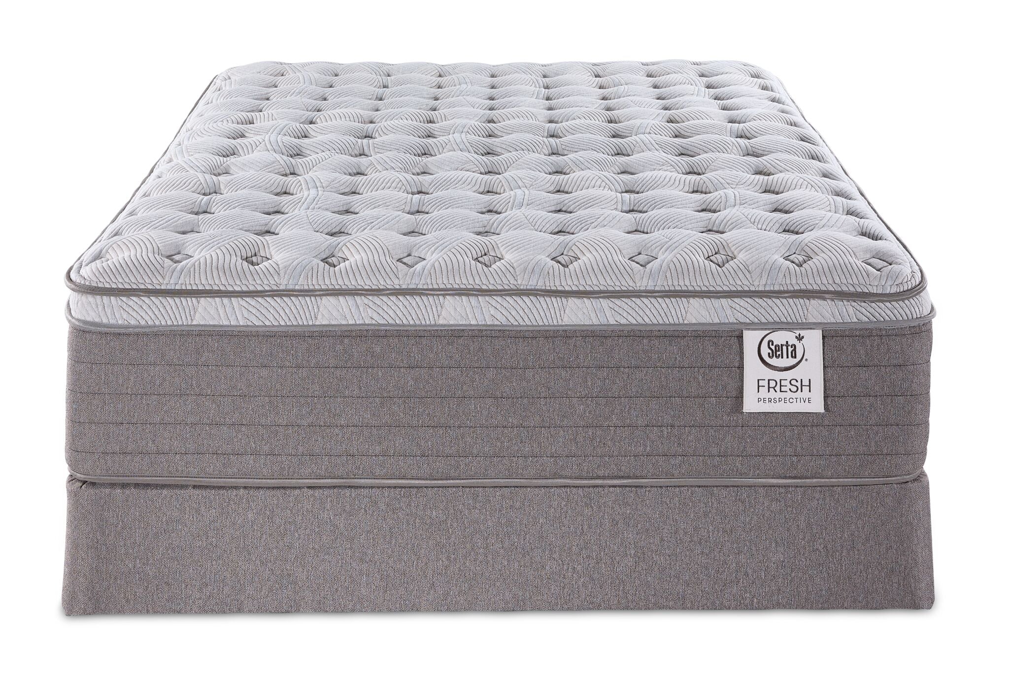 Serta Fresh Perspective Medium Twin Mattress and Boxspring Set