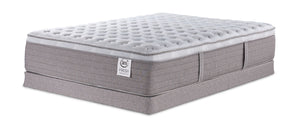 Serta Regard novateur moyen Ens. Matelas très grand/2 demi-sommiers à profil bas