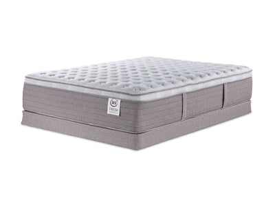 Serta Regard novateur moyen Ens. Matelas double et sommier à profil bas