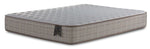 Origins by Serta Tradition Twin firm mattress with white quilted tight top and beige patterned sides