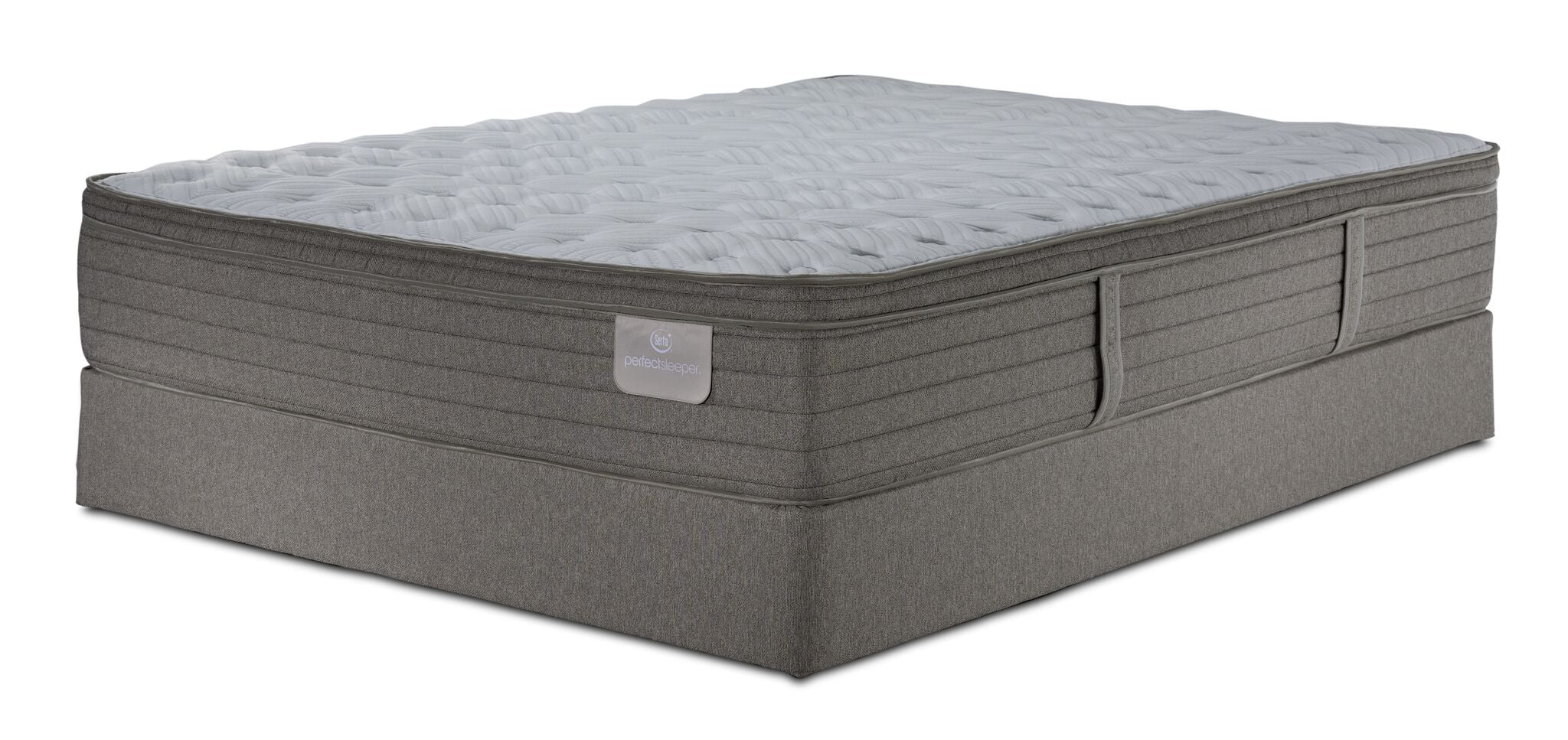 Serta® Perfect Sleeper Pacific Medium Eurotop Queen Mattress and Boxspring Set