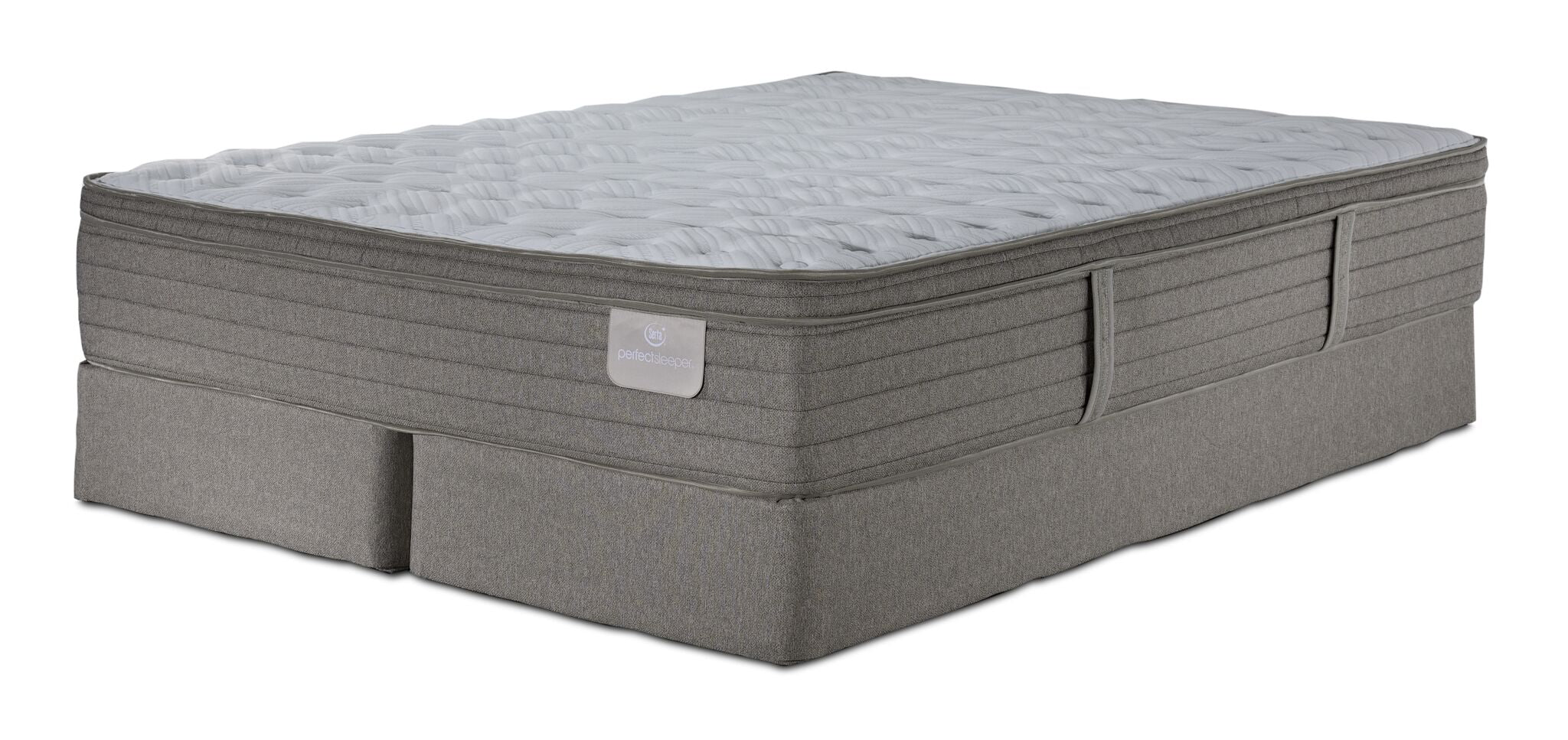 Serta® Perfect Sleeper Pacific Medium Eurotop King Mattress and Split Boxspring Set