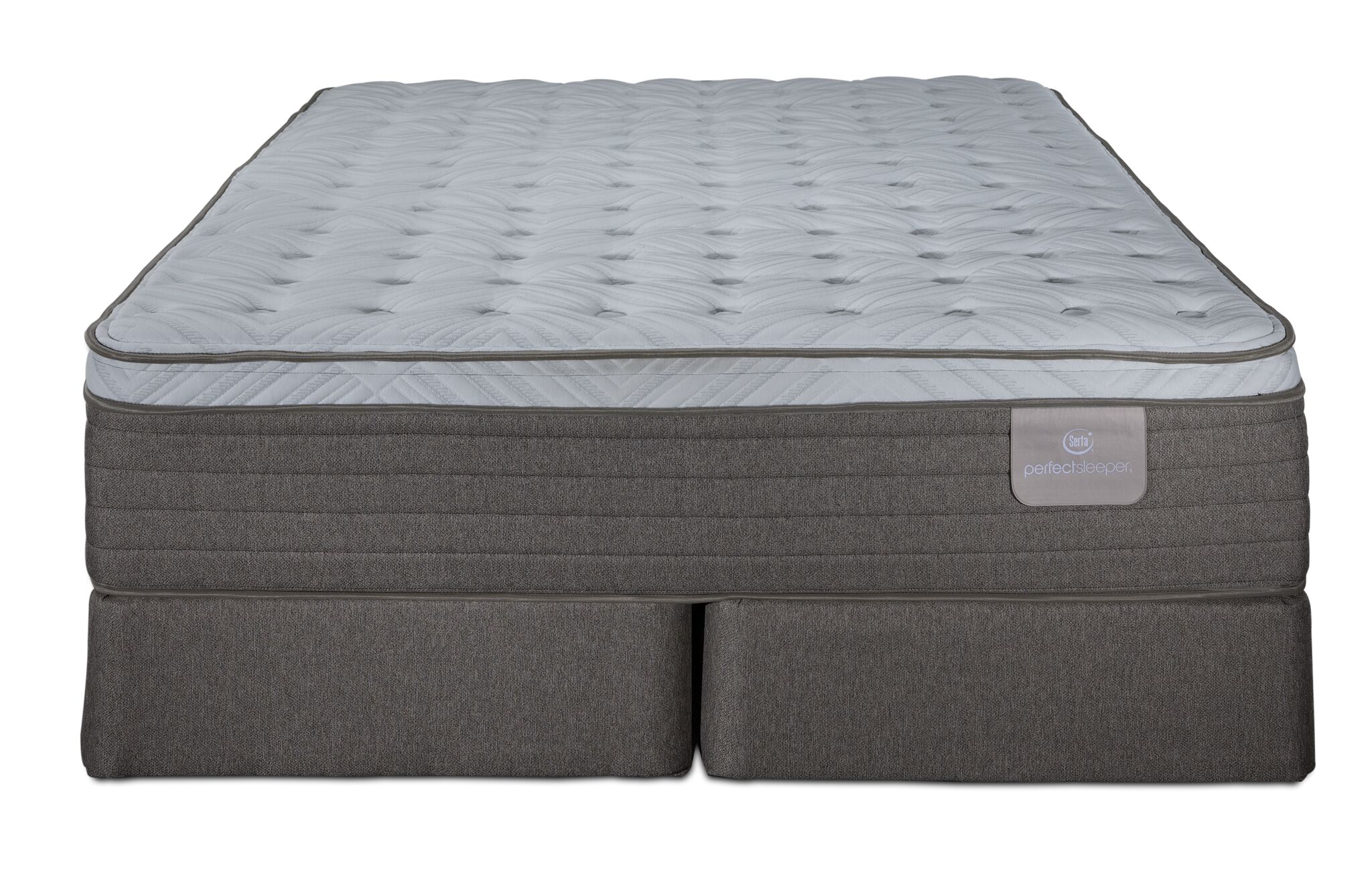 Serta® Perfect Sleeper Provence Firm Eurotop Queen Mattress and Split Boxspring Set
