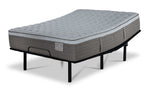 Serta® Perfect Sleeper Provence Firm Eurotop Queen Mattress and L2 Pro Motion Adjustable Base