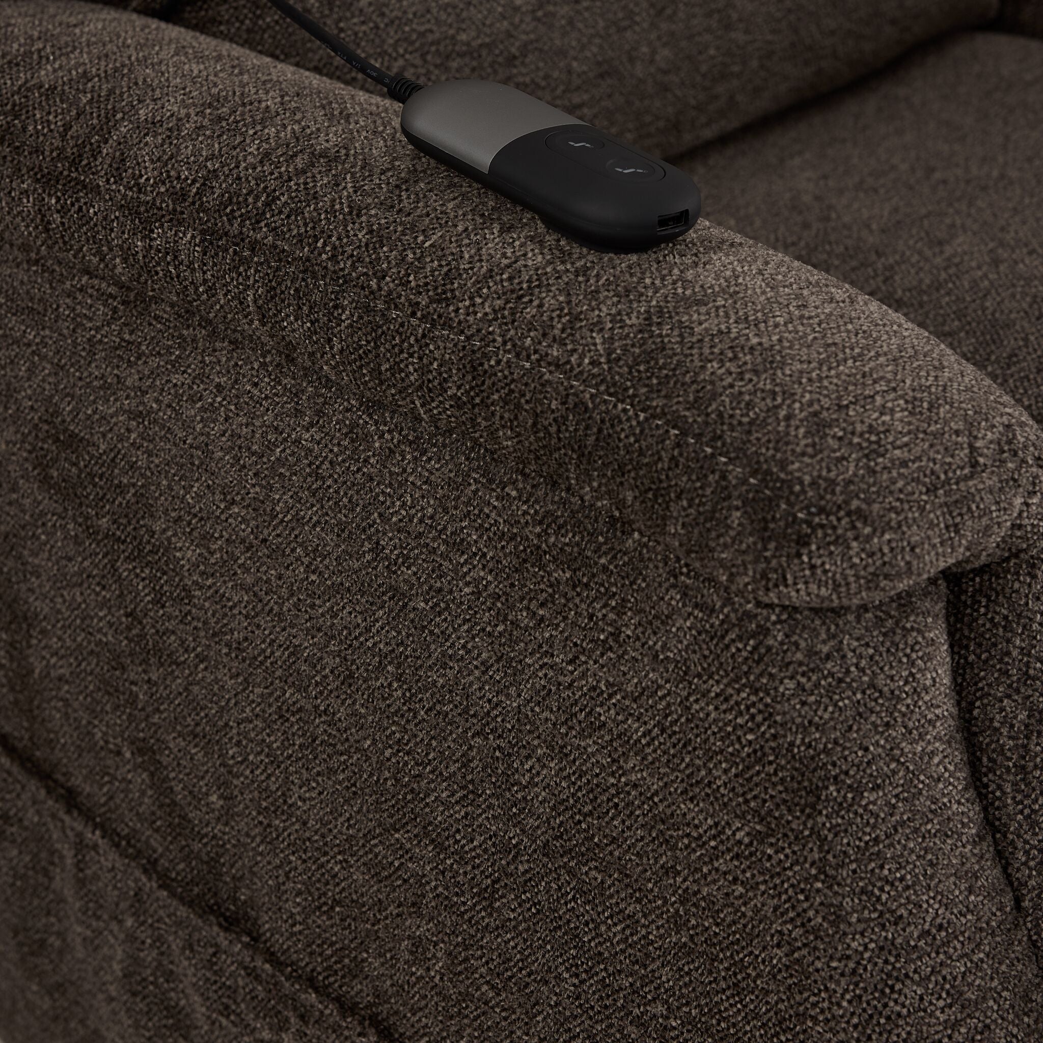 Sicily Power Lift Recliner - Dark Brown
