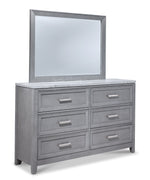 Silverstone 6 - Piece King Storage Bedroom Package - Mist Grey