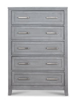 Silverstone 5-Drawer Chest - Mist Grey
