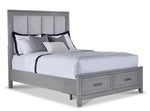 Silverstone 6 - Piece King Storage Bedroom Package - Mist Grey