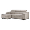 Slayden Sectionnel 2 mcx avec lit escamotable à droite – taupe