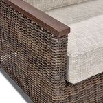 Solstice Outdoor Loveseat - Antique Brown