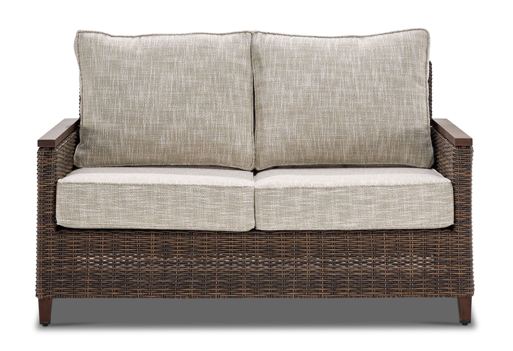 Solstice Outdoor Loveseat - Antique Brown