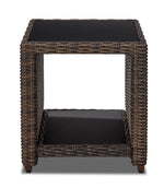 Solstice Outdoor End Table - Antique Brown
