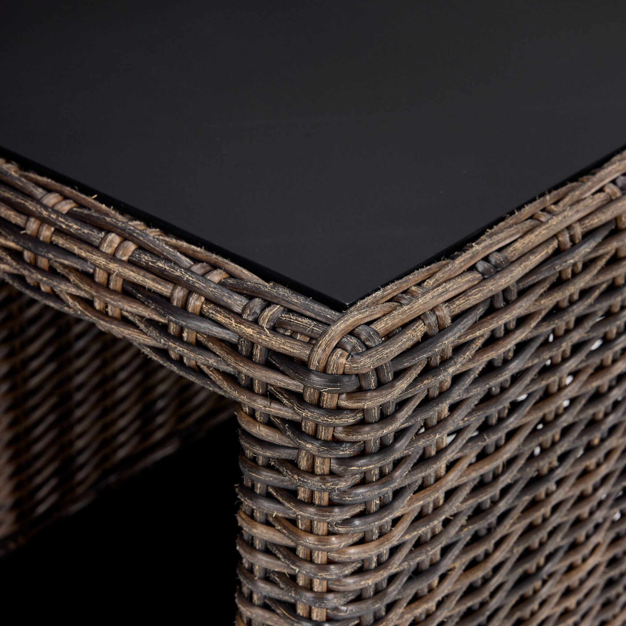 Solstice Outdoor End Table - Antique Brown